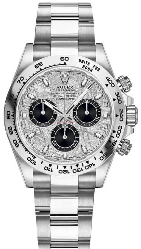 rolex cosmograph daytona white gold meteorite dial mens watch 116509|Rolex daytona watch price.